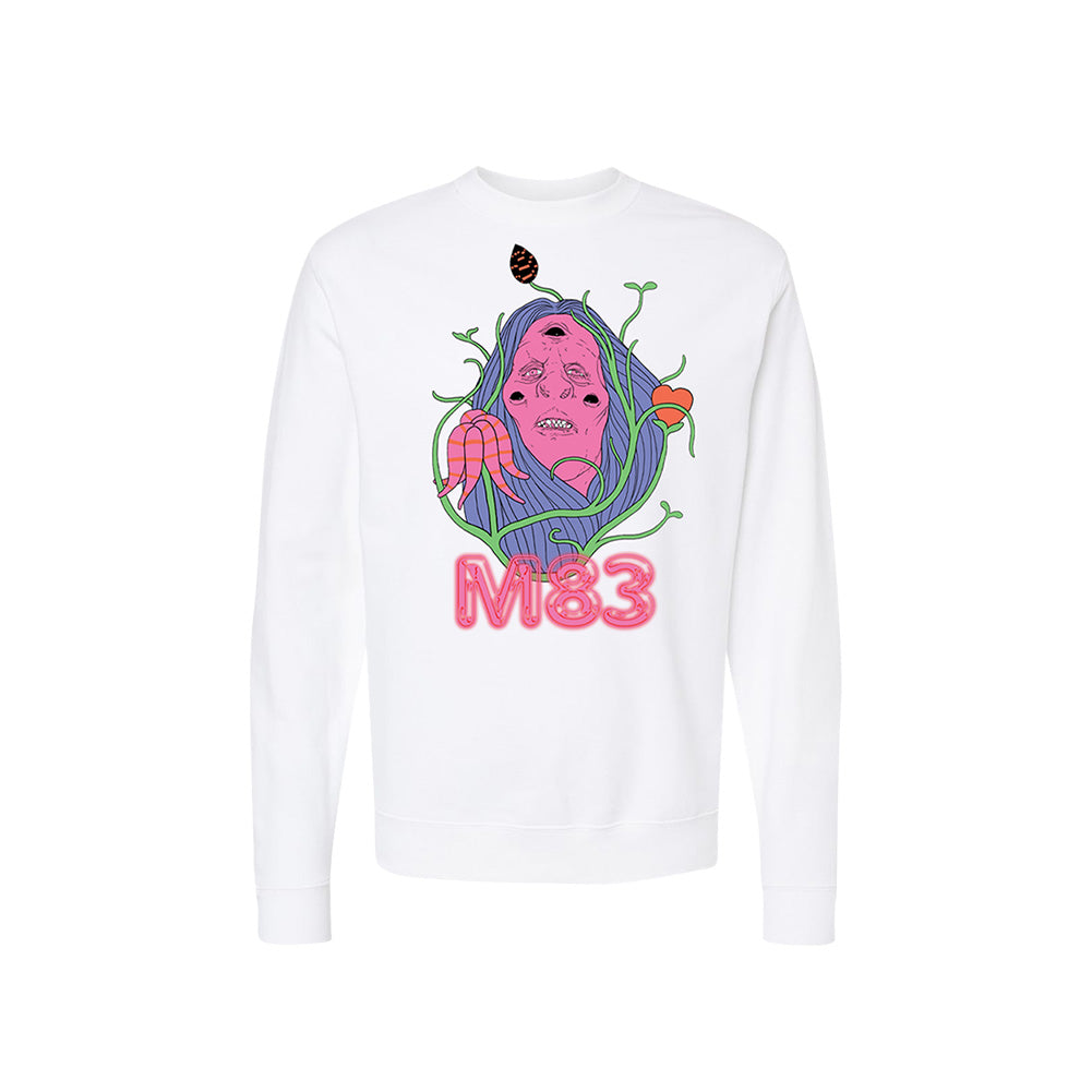 M83 Fantasy White Sweatshirt