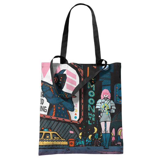 Moon Dye-Sub Tote Bag